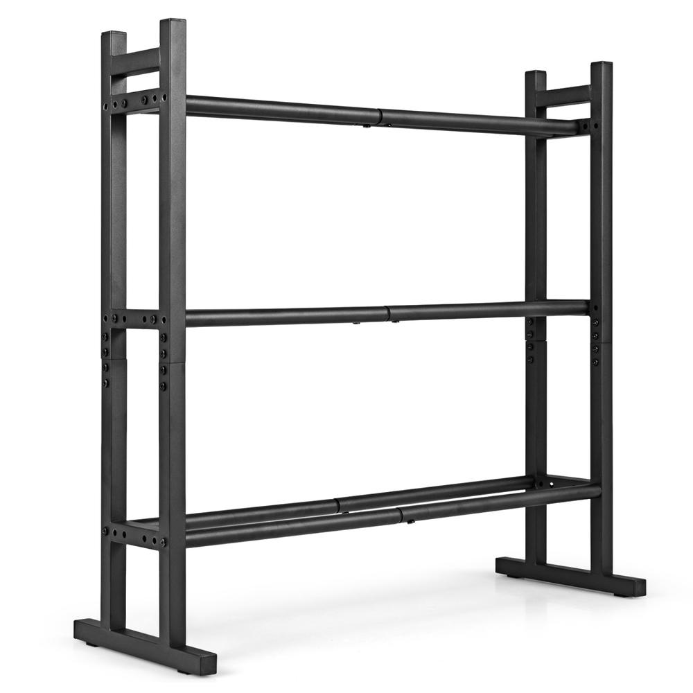 Heavy Equipment In - Heavy Duty 3-Tier Dumbbell Rack, Powder