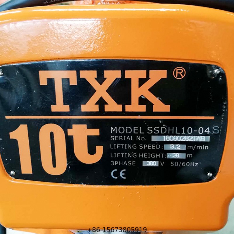 TXK Chain Hoist Electric 10ton - đánh giá và giá Electric Chain Hoist