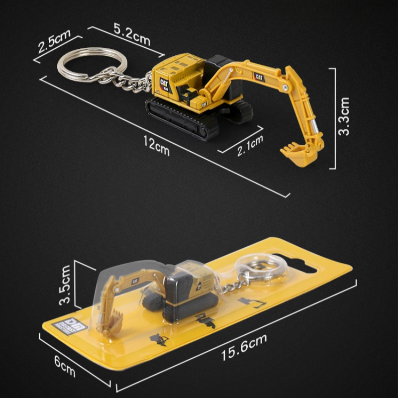 Diecast Mini Engineering Keych - đánh giá và giá Heavy Equipment Keychain