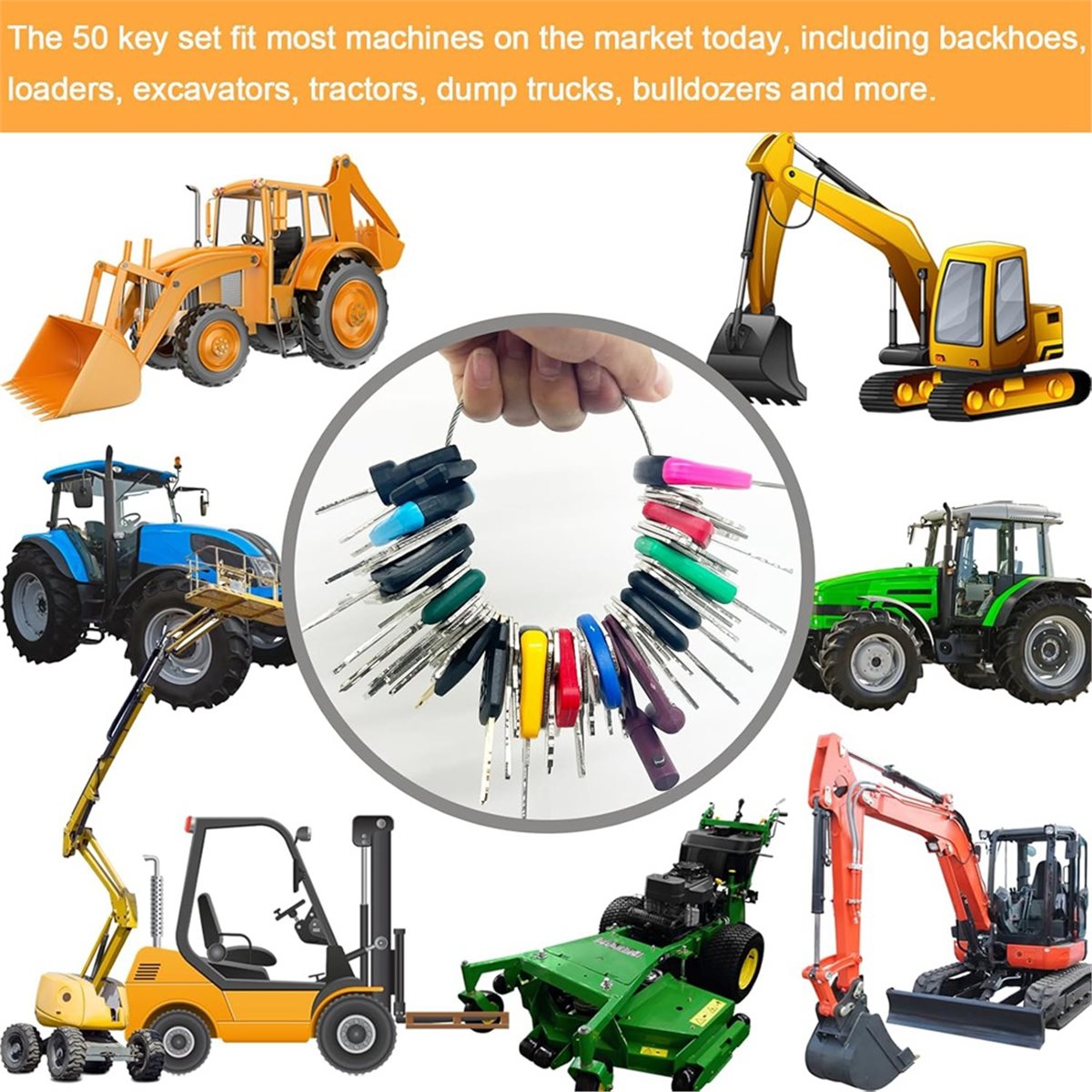 50 Heavy Equipment Keys Master - đánh giá và giá Heavy Equipment Keys Master Set