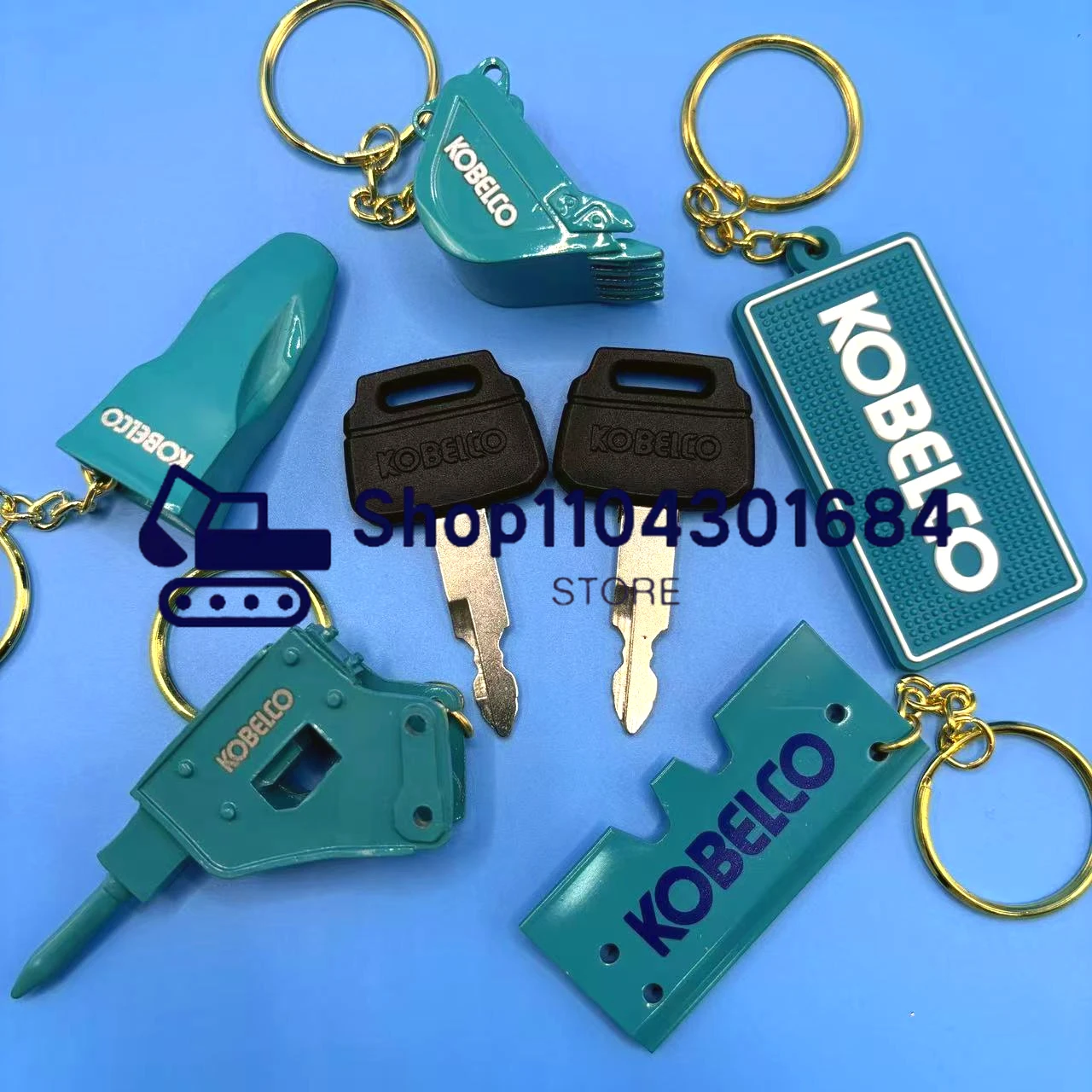2pcs K250 Key for Kobelco Exca - đánh giá và giá Heavy Equipment Keychain