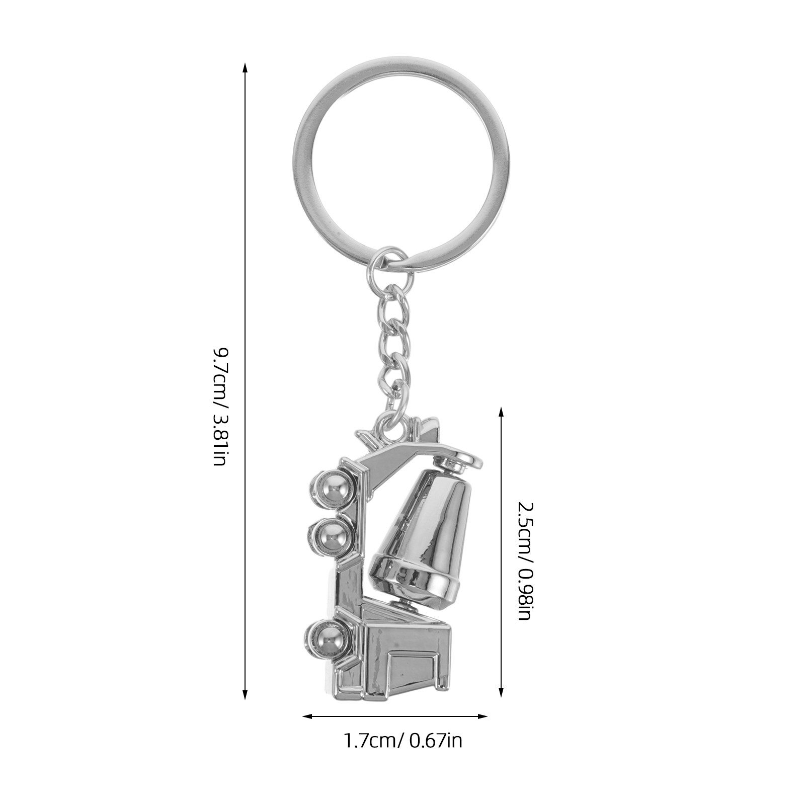 Alloy Mixer Truck Keychain 3D  - đánh giá và giá Heavy Equipment Keychain