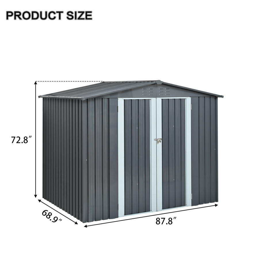 Metal Storage Shed with Double - đánh giá và giá Heavy Equipment Storage Yard