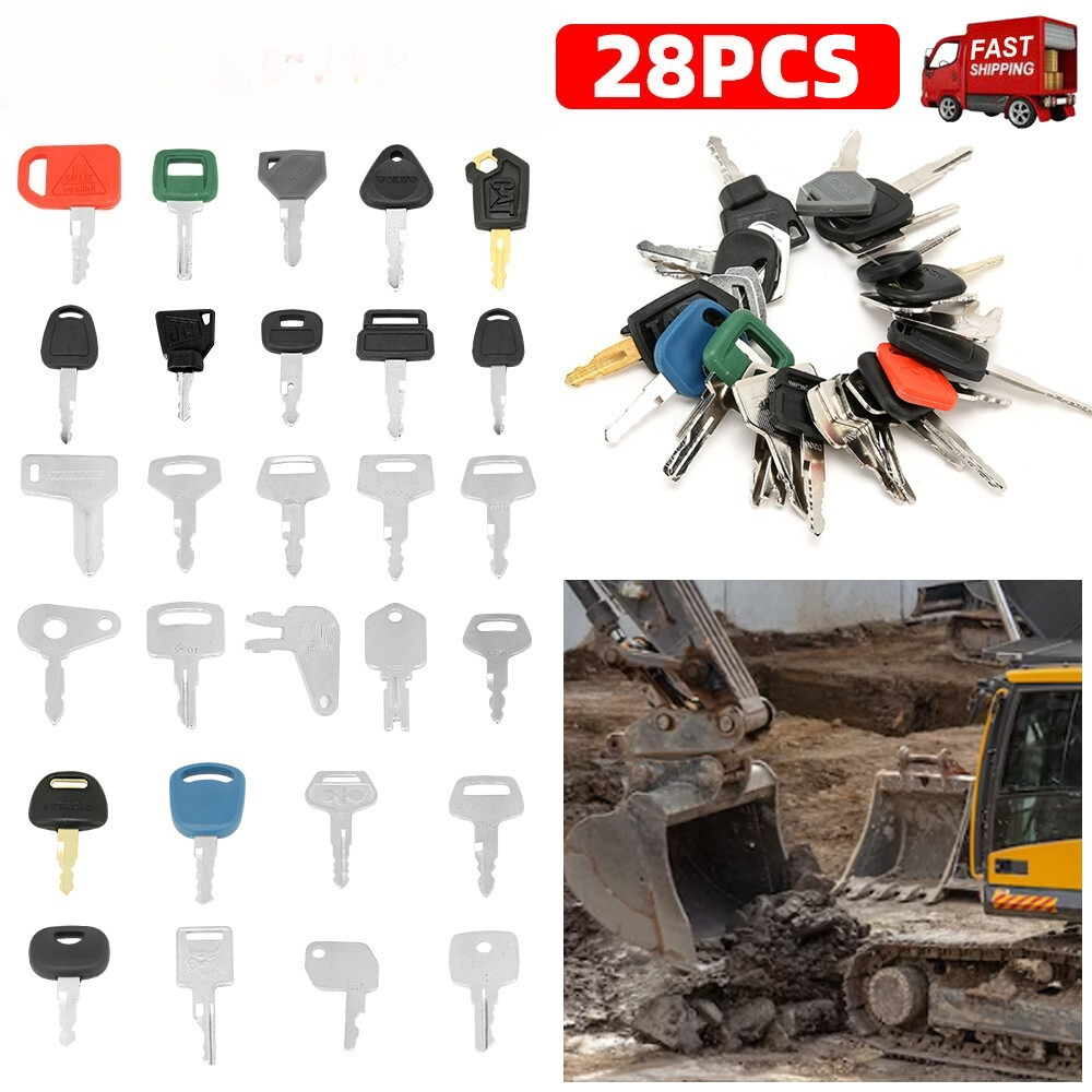 28 Excavator Keys Plant Digger - đánh giá và giá Heavy Equipment Keys Master Set