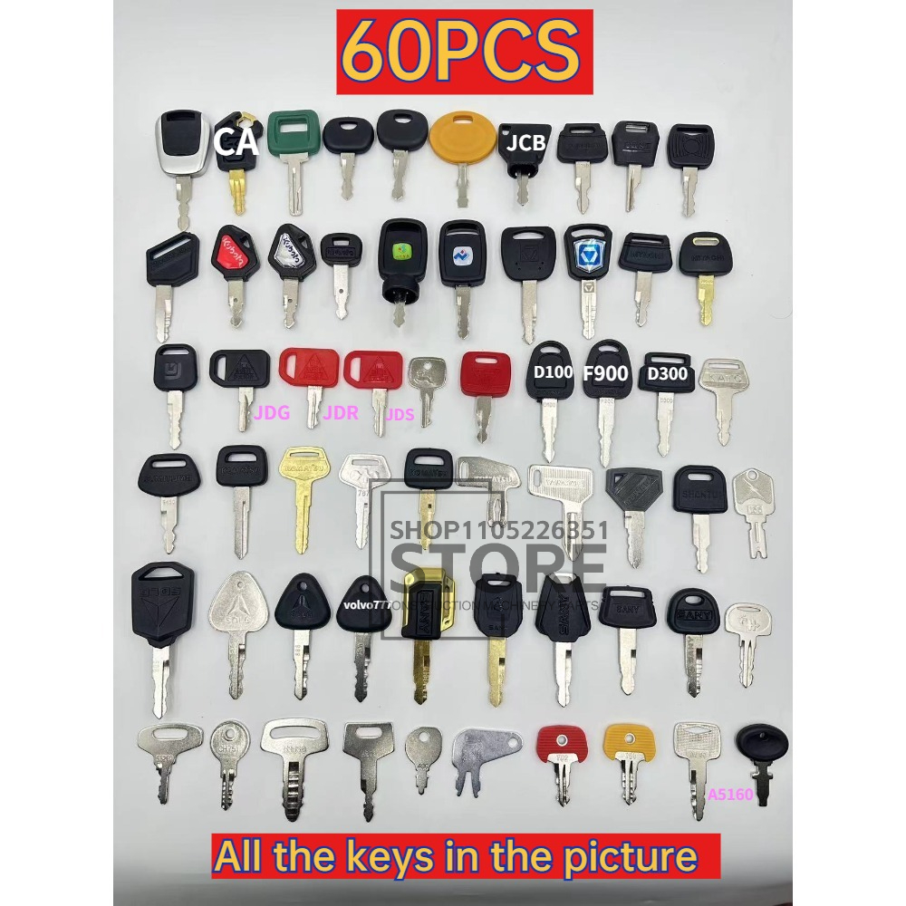 60/42/35/13/10PCS Master Ignit - đánh giá và giá Heavy Equipment Keys Master Set