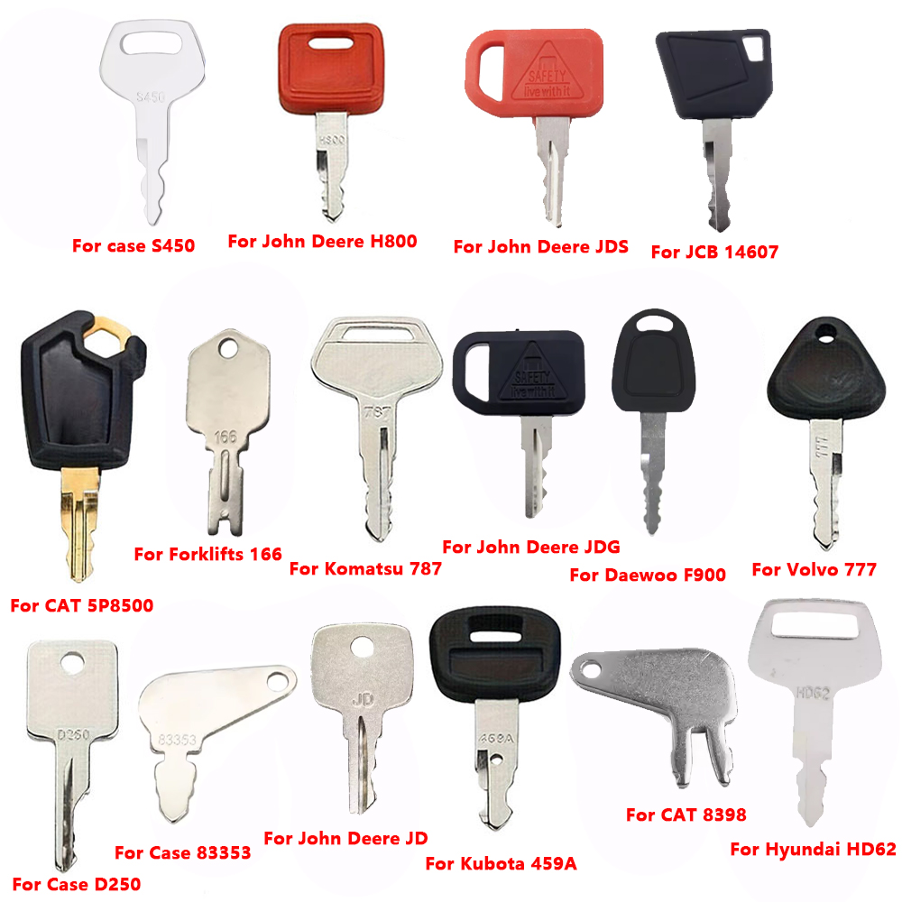 16PCS Heavy Equipment Key Set  - đánh giá và giá Heavy Equipment Keys Master Set