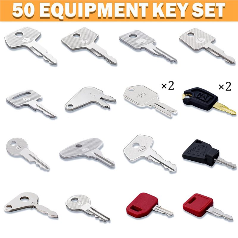 ABYN-Heavy Equipment 50-Key Ma - đánh giá và giá Heavy Equipment Keys Master Set