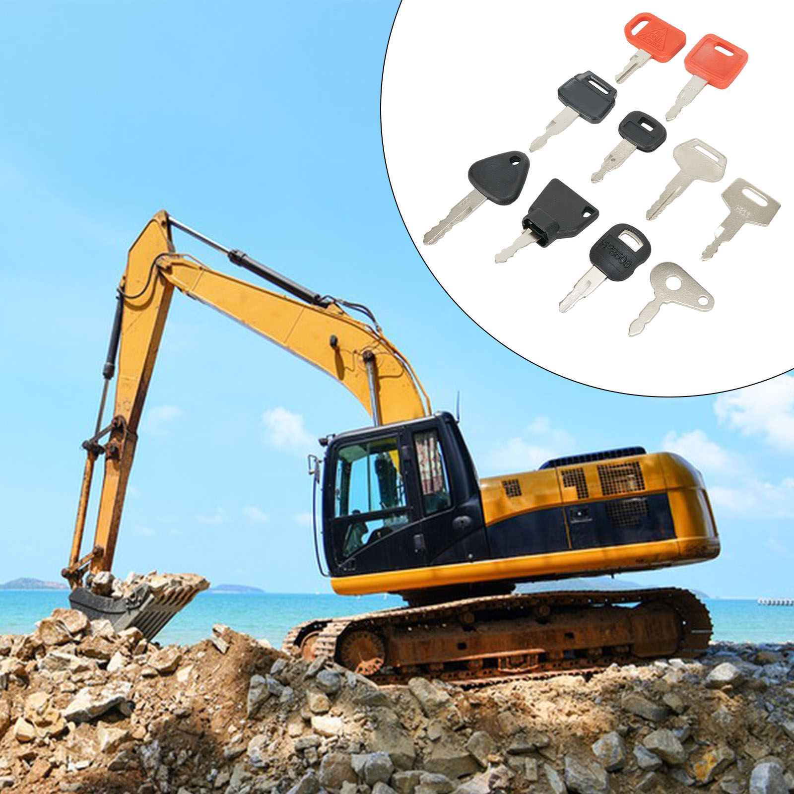 10 Bộ Khóa Chìa Đánh Lửa Bộ Nô - đánh giá và giá Heavy Equipment Keys Master Set
